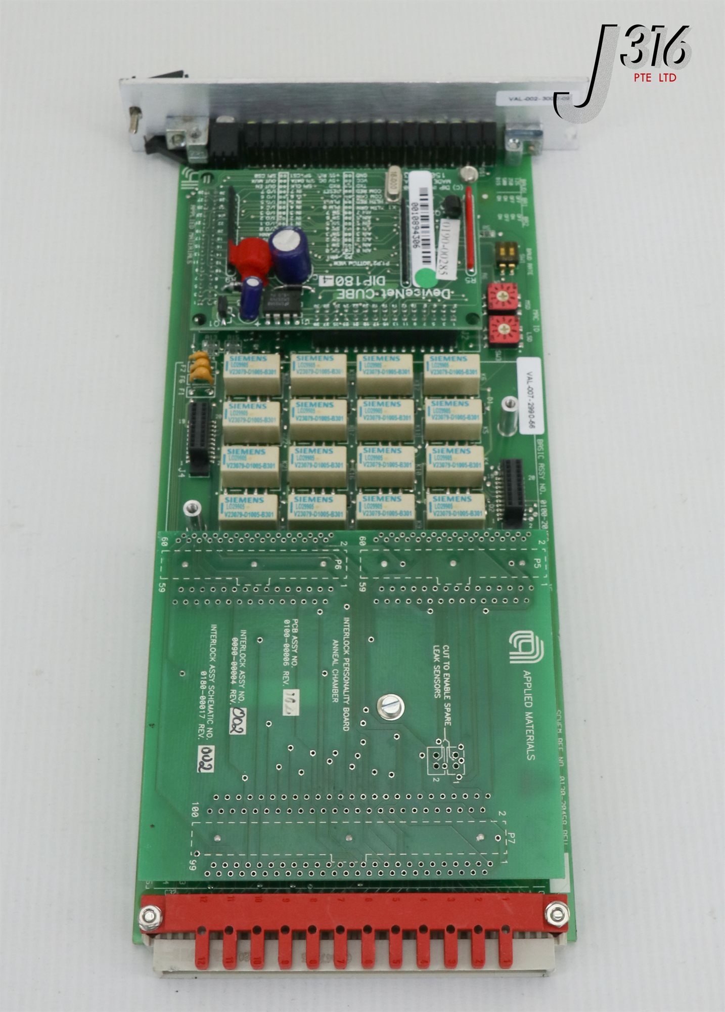24923 APPLIED MATERIALS PCB, ANNEAL INTLK, 0100-00006, 0090-00004